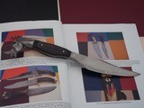 James L. Batson,Jr.Black Beauty A Horsehead Bowie Knife No.12 Damascus Steel 1st Horsehead Pommel forged from Damascus - 1 of 9