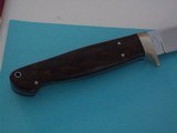 J. B. Moore Small Hunter German silver single guard Exotic wood handle Knife # 1140 - 2 of 7