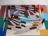 Astonishing Knife Collection Over 140 Stunning Knives by Renowned Bladesmiths-Carved knives-All MINT The Best Out There! - 8 of 15