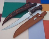 Astonishing Knife Collection-Over 140 Stunning Knives by Renowned Bladesmiths-Carved knives-All MINT CONDITION-Provenance Letters - 3 of 15