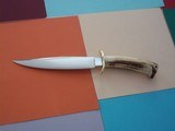 Bill Bagwell scarce Frontier Bowie,Double Brass Guard 