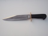 Bill Bagwell Scarce One-of-a-Kind Heavy-Duty Camp/Bushcraft Damascus Bowie, October 1981, DeFuniak Springs, Florida - 4 of 6