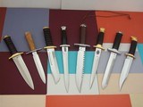 The Dean of French Knifemakers-JEAN TANAZACQ KNIFE COLLECTION-IMMACULATE, MINT CONDITION: HUNTING,DIVING,CAMP/FIGHTER,LEGIONNAIRE DAGGER,SKINNER Etc. - 6 of 15