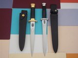 The Dean of French Knifemakers-JEAN TANAZACQ KNIFE COLLECTION-IMMACULATE, MINT CONDITION: HUNTING,DIVING,CAMP/FIGHTER,LEGIONNAIRE DAGGER,SKINNER Etc. - 10 of 15