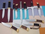 The Dean of French Knifemakers-JEAN TANAZACQ KNIFE COLLECTION-IMMACULATE, MINT CONDITION: HUNTING,DIVING,CAMP/FIGHTER,LEGIONNAIRE DAGGER,SKINNER Etc. - 3 of 15