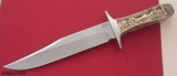 Jim Siska One-of-a-kind Carved Bowie Knife 