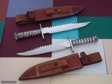 JEAN TANAZACQ KNIFE COLLECTION-IMMACULATE, MINT CONDITION- HUNTING, DIVING, CAMP/FIGHTER, LEGIONNAIRE DAGGER, SKINNERSURVIVAL - 9 of 14