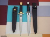 JEAN TANAZACQ KNIFE COLLECTION-IMMACULATE, MINT CONDITION- HUNTING, DIVING, CAMP/FIGHTER, LEGIONNAIRE DAGGER, SKINNERSURVIVAL - 10 of 14