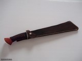 Shiva's Ki one-of-a -kind machete, cocobolo handle with Japanese raw silk wrap, German silver guard 2004 Production 1 of 3 Ever Produced - 8 of 8