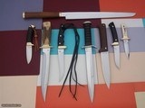 The Dean of French Knifemakers-JEAN TANAZACQ KNIFE COLLECTION-MINT CONDITION: HUNTING,DIVING,CAMP/FIGHTER,LEGIONNAIRE DAGGER,SKINNER,FIGHTERS-SURVIVAL - 2 of 15