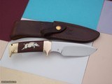 The Dean of French Knifemakers-JEAN TANAZACQ KNIFE COLLECTION-MINT CONDITION: HUNTING,DIVING,CAMP/FIGHTER,LEGIONNAIRE DAGGER,SKINNER,FIGHTERS-SURVIVAL - 13 of 15