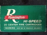 Remington 7mm Rem Mag HI SPEED Cartridges VINTAGE FULL BOX FROM THE 1960's VERY GOOD CONDITION