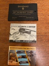 BROWNING A5 LIGHT TWELVE BELGIUM-MADE 1971 28.5