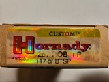 Hornady Custom Factory Rifle Ammo 257 Roberts 117 grain Interlock Boat-Tail Pointed Soft Point 2780 fps - 1 of 2