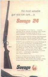Savage Model 24V Series D Combo Rifle .223 Rem over 20 gauge shotgun with scope - 4 of 9