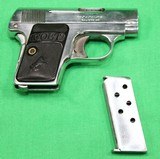 Colt 1908 Vest Pocket .25ACP...nickel plated... - 2 of 3