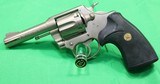 Colt Lawman Mark III 4" .357 Magnum revolver...Coltguard Electroless Nickel...