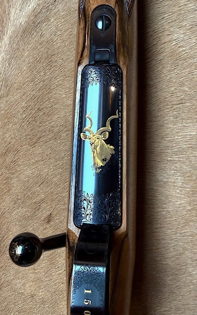 John Rigby & Co Gold Animal “Kudu” Highland Stalker .275 Rigby - Image 1 of 5