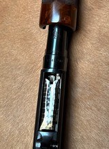 Winchester Model 12 Pigeon Grade 20 gauge, Rare B Style carved wood - Image 6 of 11