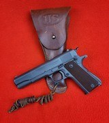 1942 Colt 1911A1 WB Marked 100% Orig - 1 of 15