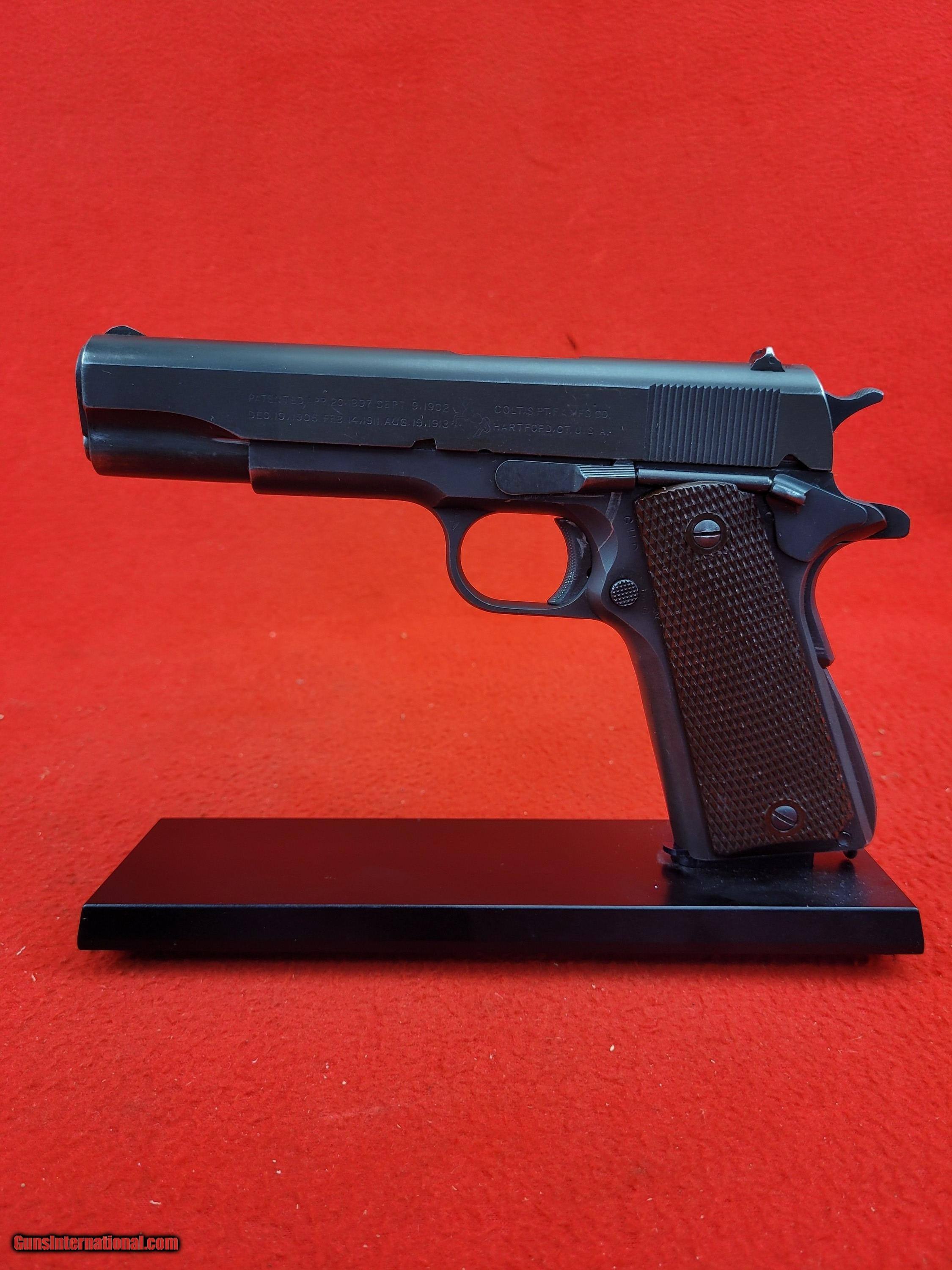 Late 1945 Colt 1911 A1 Parko-Lubrite Finish - Fantastic Original Example