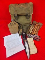 1944 Randall Made Model #1-8 WWII Fighting Knife - VL&A Sheath - With Provenance