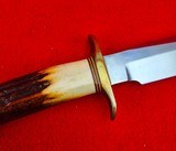 Vintage Randall Made 1-6 Fighter - Smabar Stag - Sullivan's Sheath - Nice Example! - 13 of 19
