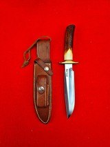 Vintage Randall Made 1-6 Fighter - Smabar Stag - Sullivan's Sheath - Nice Example! - 2 of 19