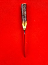 Vintage Randall Made 1-6 Fighter - Smabar Stag - Sullivan's Sheath - Nice Example! - 17 of 19