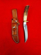 Vintage Randall Made Knife Model 3-6 - Beautiful Stag - Johnson Roughback Sheath - 2 of 19