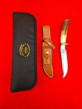 Vintage Randall Made Knife Model 3-6 - Beautiful Stag - Johnson Roughback Sheath - 1 of 19