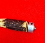 Randall Model #8-4 B&T - Circa 1958 - Rare Stag With Buttcap - Brown Button Sheath - U2 Pilot 
