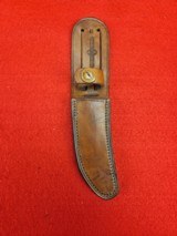 Randall Model #8-4 B&T - Circa 1958 - Rare Stag With Buttcap - Brown Button Sheath - U2 Pilot 