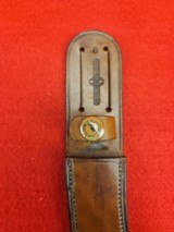Randall Model #8-4 B&T - Circa 1958 - Rare Stag With Buttcap - Brown Button Sheath - U2 Pilot 