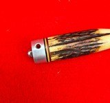 Randall Model #8-4 B&T - Circa 1958 - Rare Stag With Buttcap - Brown Button Sheath - U2 Pilot 