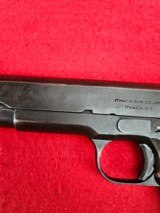 World War Two Ithaca 1911A1 - December 1943 Production - Completely Original Pistol - Recent Estate Find! - 11 of 19