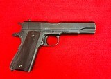 World War Two Ithaca 1911A1 - December 1943 Production - Completely Original Pistol - Recent Estate Find! - 2 of 19