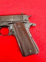 World War Two Ithaca 1911A1 - December 1943 Production - Completely Original Pistol - Recent Estate Find! - 8 of 19