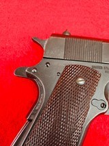 World War Two Ithaca 1911A1 - December 1943 Production - Completely Original Pistol - Recent Estate Find! - 4 of 19