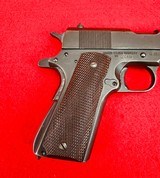 World War Two Ithaca 1911A1 - December 1943 Production - Completely Original Pistol - Recent Estate Find! - 3 of 19