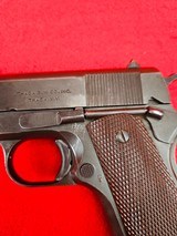 World War Two Ithaca 1911A1 - December 1943 Production - Completely Original Pistol - Recent Estate Find! - 9 of 19