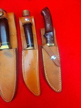 Ralph Bone & G.W. Stone Lifetime Knife Collection - 14 Knives Total - 1960's Thru 1980's - Investment Grade Collection - Legendary Texas Knife Makers - 8 of 19