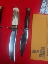 Ralph Bone & G.W. Stone Lifetime Knife Collection - 14 Knives Total - 1960's Thru 1980's - Investment Grade Collection - Legendary Texas Knife Makers - 16 of 19