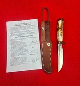 Randall Made Knife Model 7-4 Fisherman/Hunter - Decked Out! Many Extra Options! Beautiful Sambar Stag - Never Used - 2 of 16 Randall Made Knife Model 7-4 Fisherman/Hunter - Decked Out! Many Extra Options! Beautiful Sambar Stag - Never Used - 2 of 16