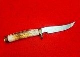 Randall Made Knife Model 7-4 Fisherman/Hunter - Decked Out! Many Extra Options! Beautiful Sambar Stag - Never Used - 9 of 16 Randall Made Knife Model 7-4 Fisherman/Hunter - Decked Out! Many Extra Options! Beautiful Sambar Stag - Never Used - 9 of 16