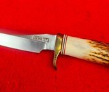 Randall Made Knives Model #8 Bird & Trout - Beautiful Stag! New Old Stock - Skip The 7 Year Wait! - 6 of 14