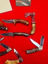 Amazing Clyde Fischer Knife Collection! 16 Total Pieces - Legendary Texas Knifemaker - ABS Hall Of Fame - One Of The Best You Will Ever See - 9 of 12