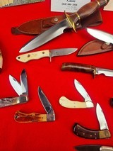 Amazing Clyde Fischer Knife Collection! 16 Total Pieces - Legendary Texas Knifemaker - ABS Hall Of Fame - One Of The Best You Will Ever See - 2 of 12