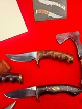 Amazing Clyde Fischer Knife Collection! 16 Total Pieces - Legendary Texas Knifemaker - ABS Hall Of Fame - One Of The Best You Will Ever See - 12 of 12