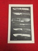 Beautiful Pair of Famous Alaska Knife MakerMerle Seguine Hunting Knives Mid 1960s - Mesquite Wood With Original Catalog Card - 19 of 20
